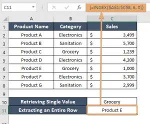 How To Use Index Function In Excel [2 Examples]