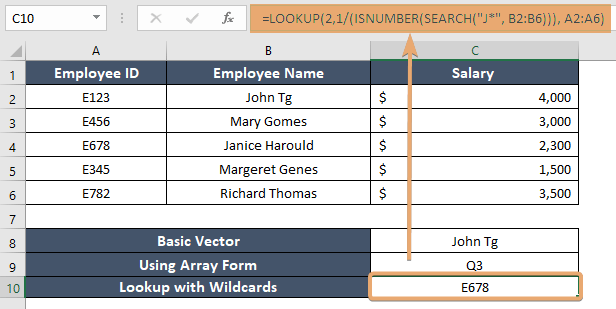 How to Use LOOKUP Function in Excel [3 Examples]